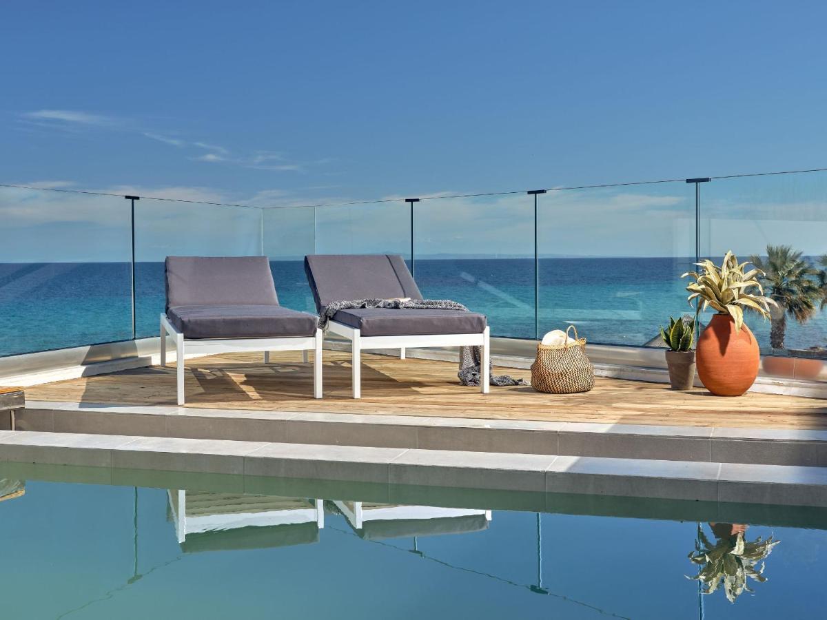 Oceanis Suites With Private Heated Pools And Sea View, By Zantewize Kypseli Eksteriør bilde