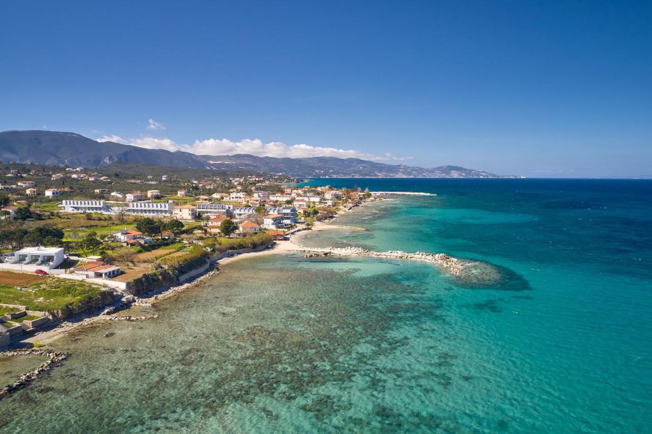 Oceanis Suites With Private Heated Pools And Sea View, By Zantewize Kypseli Eksteriør bilde